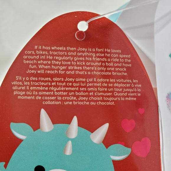 Joey Squishmallows Dragon Inspirational Clip Claire's BNWT - Picture 8 of 8